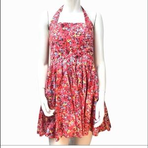 AX ARMANI EXCHANGE floral halter sundress 6